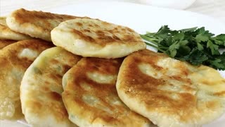 ЛЕПЕШКИ с картошкой на КЕФИРЕ (ПРЕСНУШКИ). Просто,но так вкусно!